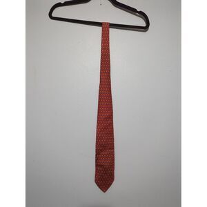 Zadi Andrews Ties Silk Neck Tie Red Bears Reine Seide Made in Italy